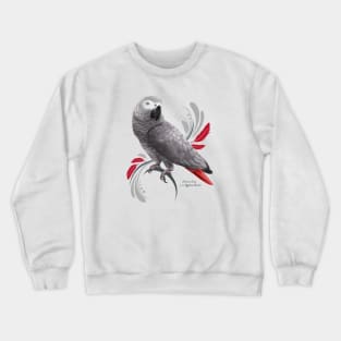 African Grey Crewneck Sweatshirt